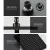 Cefito 8'' Rain Shower Head Set Matte Black, Solid Brass, High Pressure, Square Overhead & 3-Function Handheld