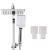 Cefito 8'' Square Rain Shower Head Set with Handheld, High Pressure, Solid Brass, Chrome, 3 Spray, Tap Set