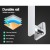 Cefito 8" Rain Shower Head with Wall Arm - High Pressure Chrome, Solid Brass, WaterMark Certified, WELS 3-Star Rated