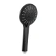 Handheld Shower Head 4.5" High Pressure, 5 Modes, Matte Black, ABS, Removable Water-Saving Filter, Durable, AU Standard