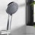 Handheld Shower Head 4.5" High Pressure 5 Spray Modes Chrome ABS Durable Water-Saving Filter Australian Standard