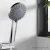 Handheld Shower Head 4.5" High Pressure 5 Spray Modes Chrome ABS Durable Water-Saving Filter Australian Standard