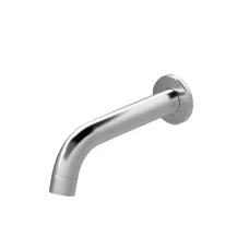 Cefito Bathroom Wall Mixer Spout Tap Round 24mm Brass Chrome Finish, Anti-Splash Aerator, Easy Install, 5yr Warranty