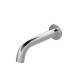 Cefito Bathroom Wall Mixer Spout Tap Round 24mm Brass Chrome Finish, Anti-Splash Aerator, Easy Install, 5yr Warranty