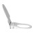 Cefito Non-Electric Bidet Toilet Seat Cover, Self-Cleaning Nozzles, Dual Nozzle, Soft Close, 49x36cm, White PP5 Plastic