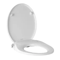 Cefito Non-Electric Bidet Toilet Seat Cover, Self-Cleaning Nozzles, Dual Spray, PP5 Plastic, 48x36cm, White