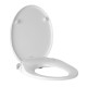 Cefito Non-Electric Bidet Toilet Seat Cover, Self-Cleaning Nozzles, Dual Spray, PP5 Plastic, 48x36cm, White