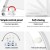 Cefito Non-Electric Bidet Toilet Seat Cover, Self-Cleaning Nozzles, Dual Spray, PP5 Plastic, 48x36cm, White