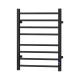 Devanti Heated Towel Rail 8-Bar Carbon Steel Electric Warmer Rack with Timer, Waterproof, Black, 40-55°C, 105W Devanti Heated Towel Rail 8-Bar Carbon Steel Electric Warmer Rack with Timer, Waterproof, Black, 40-55°C, 105W