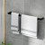 Devanti 600mm Wall Mounted Towel Rail Rack Holder, Single Bar, 304 Stainless Steel, Matte Black, Rust Resistant