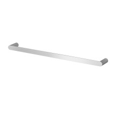 Devanti 600mm Wall Mounted Towel Rail Rack Holder, Single Bar, 304 Stainless Steel, Silver, Rust Resistant