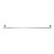 Devanti 600mm Wall Mounted Towel Rail Rack Holder, Single Bar, 304 Stainless Steel, Silver, Rust Resistant