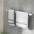 Devanti 600mm Wall Mounted Towel Rail Rack Holder, Single Bar, 304 Stainless Steel, Silver, Rust Resistant