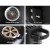GRILLZ Charcoal BBQ Smoker, Heavy-Duty Steel, 38cm, Black - 3-in-1 Smoker, Griller & Roaster for Flavorful Cooking