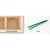 Grillz Ceramic Hibachi BBQ Grill, Diatomaceous Earth, 24x41x16.5CM, Portable Japanese Style, Dual Charcoal Chambers