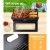 GRILLZ Portable Charcoal BBQ Grill, Cold Rolled Steel, 45x30cm, Foldable, Heavy-Duty, Compact, Easy Clean, Chrome-Plated