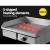 Devanti 55cm Commercial Electric Griddle BBQ Grill Plate, 3000W, Stainless Steel, Easy Clean, 50-300°C, SAA Approved