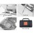 Grillz 2-in-1 Portable Fire Pit BBQ Grill, Stainless Steel, 35cm, Includes Carry Bag, Ideal for Camping & Patios