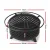 Grillz 2-in-1 Fire Pit BBQ Grill, Steel, 76cm, Black - All-Season Outdoor Cooking & Heating Solution with Accessories