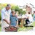 Grillz 2-in-1 Fire Pit BBQ Grill, Steel, 76cm, Black - All-Season Outdoor Cooking & Heating Solution with Accessories