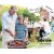 Grillz 2-in-1 Fire Pit BBQ Grill, Steel, 82cm, Black, All-Season Outdoor Table with Safety Ring and Accessories