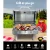 Grillz Portable Gas BBQ Grill, Stainless Steel, 12,000 BTU, Foldable, Integrated Thermometer, Easy Clean, AGA Certified