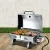 Grillz Portable Gas BBQ Grill, Stainless Steel, 12,000 BTU, Foldable, Integrated Thermometer, Easy Clean, AGA Certified