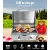 Grillz Portable Gas BBQ Grill, Stainless Steel, 2 Burners, 10,000 BTU Each, Foldable Design, Easy Clean, Outdoor Cooking