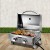 Grillz Portable Gas BBQ Grill, Stainless Steel, 2 Burners, 10,000 BTU Each, Foldable Design, Easy Clean, Outdoor Cooking