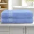 2 Pack Extra Large Bath Sheets Set, 100% Cotton, 550GSM, 180x90cm, Soft, Absorbent, Quick Dry, Blue Towels