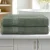 2 Pack Extra Large Bath Sheets Set, 100% Cotton, 180x90cm, 550GSM, Quick Dry, Highly Absorbent, Green Towels