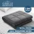 Giselle Bedding 2.3KG Weighted Blanket - Dark Grey Microfibre, Deep Touch Pressure, 76cm x 102cm for Kids' Comfort