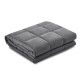 Giselle Weighted Blanket 5KG - Ultra-Soft Microfibre, Deep Touch Pressure, 152cm x 203cm, Dark Grey for Better Sleep