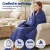 Giselle Bedding Weighted Blanket 6.8kg - Premium Microfibre, Glass Beads, 122x198cm, Deep Touch Pressure, Blue