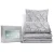 Giselle Bedding Diamond Pintuck Quilt Cover Set King Size - Luxurious Grey 3-Piece Microfibre, Machine Washable