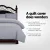 Giselle Bedding Classic Grey Super King Quilt Cover Set - 3-Piece, 100% Microfibre, Luxuriously Soft, Machine Washable