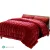 Giselle Bedding Faux Mink Quilt Burgundy King - Soft, Thermo-Regulating, Double-Sided with Matching Pillowcases