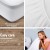 Giselle Bedding Queen Bamboo Mattress Protector - Water-Resistant, Dust Mite Prevention, Fits Up to 35cm Deep Mattresses