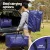 Artiss Heavy Duty Waterproof Moving Bags 5 Pack - 40KG Capacity, Backpack Straps, Extra Large 74x36x38cm, Blue