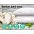 Giselle Bedding Memory Foam Pillow Twin Pack 70x40cm Shredded Viscoelastic Bamboo Cover Washable Hypoallergenic