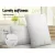 Giselle Bedding Memory Foam Pillow Twin Pack 70x40cm Shredded Viscoelastic Bamboo Cover Washable Hypoallergenic