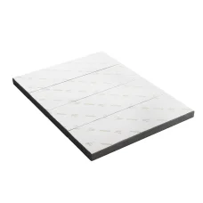 Giselle Bedding Queen Foldable Mattress, Bamboo Fabric Cover, High-Density Foam, Washable, Multi-Use, 203x153x10cm