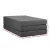 Giselle Bedding Foldable Double Mattress - Dark Grey Linen, High-Density Foam, 190x130cm, Washable Cover, Sofa Bed