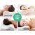 Giselle Bedding Contour Pillow Cool Gel Twin Pack - 2 High Density Memory Foam Pillows for Neck Support & Comfort