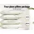 Giselle Bedding Bamboo Pillow Set: 4-Pack with Medium & Firm Support, Dust Mite Resistant, 73x48cm, Soft & Cool Fabric