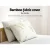 Giselle Bedding Bamboo Pillow Set: 4-Pack with Medium & Firm Support, Dust Mite Resistant, 73x48cm, Soft & Cool Fabric