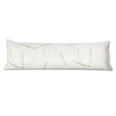 Giselle Bedding Full Length Body Support Pillow with Bamboo Cover - 120cm Gel Memory Foam for Ultimate Comfort
