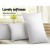 Giselle Bedding Duck Feather and Down Pillow Twin Pack 1kg Filling 100% Cotton Hypoallergenic 73x48cm White Giselle Bedding Duck Feather and Down Pillow Twin Pack 1kg Filling 100% Cotton Hypoallergenic 73x48cm White