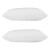 Giselle Bedding Goose Feather Down Pillows Twin Pack 1kg Filling, 100% Cotton Cover, Hypoallergenic, 75x50cm, White Giselle Bedding Goose Feather Down Pillows Twin Pack 1kg Filling, 100% Cotton Cover, Hypoallergenic, 75x50cm, White