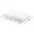 Giselle Bedding Goose Feather and Down Pillow Twin Pack, 1kg Fill, 100% Cotton, Hypoallergenic, 75x50cm, White